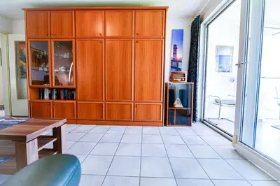 Die Bibliothek in der Ferienwohnung