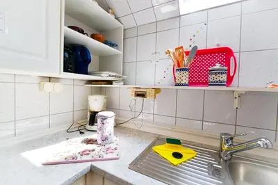 Küche/Küchenzeile in der Unterkunft Haus Horizont H14B