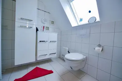 Ein Badezimmer in der Unterkunft Flockengrund S4AO