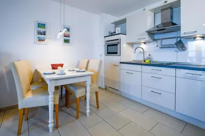 Küche/Küchenzeile in der Unterkunft Haus Horizont HZ09