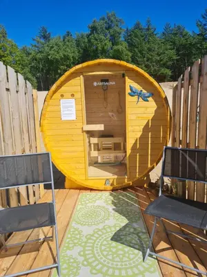 Grundriss der Unterkunft Glamping Pod im Wald