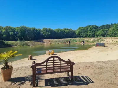 Naturlandschaft in der Nähe des Campingplatzes
