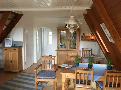 TV/Unterhaltungsangebot in der Unterkunft Ferienhaus am Meer