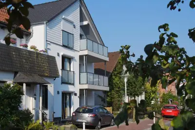 Das Gebäude in dem sich die Ferienwohnung befindet