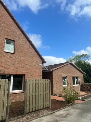 Das Gebäude in dem sich die Ferienwohnung befindet