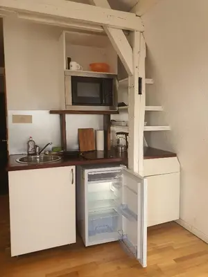 Küche/Küchenzeile in der Unterkunft Monteurwohnung für 2 Personen inkl. MwSt. - DG Wohnung