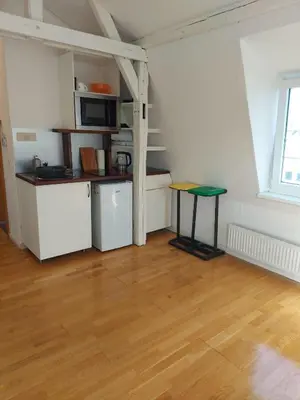 Küche/Küchenzeile in der Unterkunft Monteurwohnung für 2 Personen inkl. MwSt. - DG Wohnung