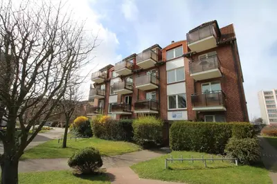 Das Gebäude in dem sich die Ferienwohnung befindet