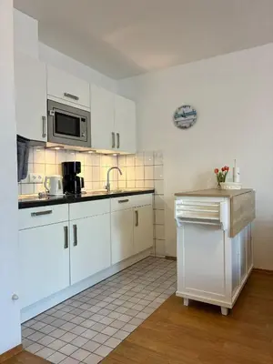 Küche/Küchenzeile in der Unterkunft Residenz Passat Cuxhaven 4