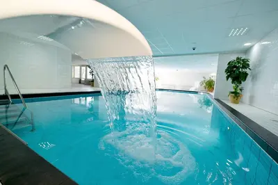 Der Swimmingpool an oder in der Nähe von Strandhochhaus SB11