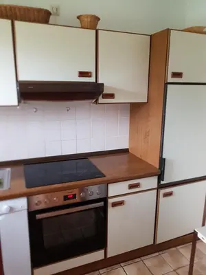 Küche/Küchenzeile in der Unterkunft Hus Waterkant