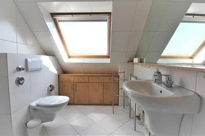 Ein Badezimmer in der Unterkunft Residenz Dünenweg