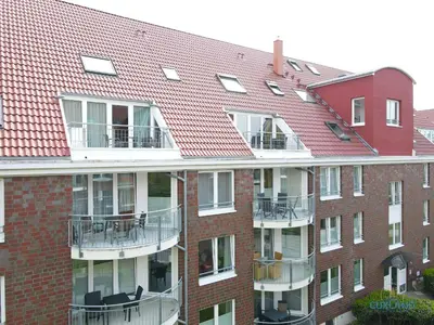 Das Gebäude in dem sich die Ferienwohnung befindet