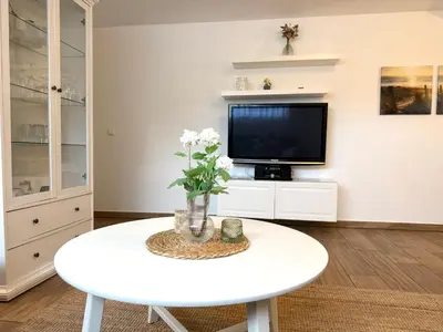 TV/Unterhaltungsangebot in der Unterkunft Kapitänshaus FeWo 2