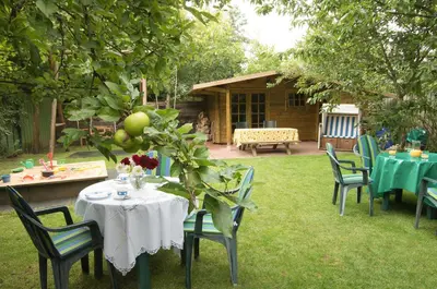 Ein Garten an der Unterkunft Haus Kirsten Haus Kirsten FeWo 5
