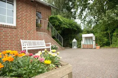 Ein Garten an der Unterkunft Haus Kirsten Haus Kirsten FeWo 6