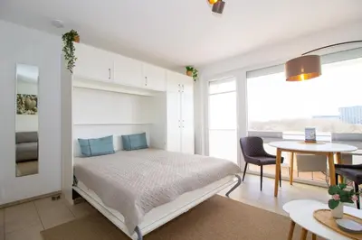 Ein Bett oder Betten in einem Zimmer der Unterkunft Atlantic 408
