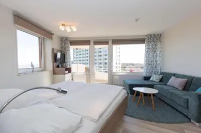 Ein Bett oder Betten in einem Zimmer der Unterkunft Lord Nelson 720