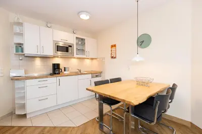 Küche/Küchenzeile in der Unterkunft Kurpark-Residenz 113