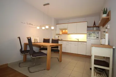 Küche/Küchenzeile in der Unterkunft Kurpark-Residenz 132