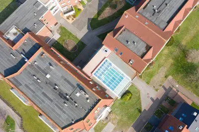 Blick auf Trafalgar 228 aus der Vogelperspektive