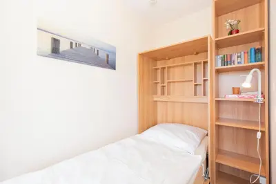 Die Bibliothek in der Ferienwohnung