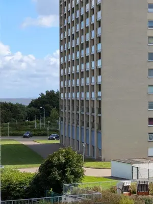 Das Gebäude in dem sich die Ferienwohnung befindet
