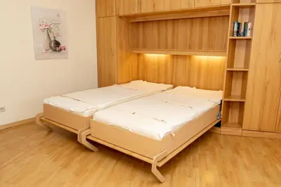 Ein Bett oder Betten in einem Zimmer der Unterkunft Lord Nelson 114