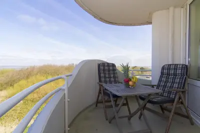 Ein Balkon oder eine Terrasse in der Unterkunft Lord Nelson 401