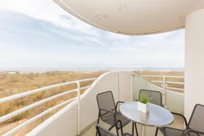Ein Balkon oder eine Terrasse in der Unterkunft Lord Nelson 601