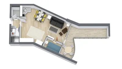 Grundriss der Unterkunft Lord Nelson 309