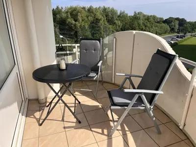 Ein Balkon oder eine Terrasse in der Unterkunft Lord Nelson 320