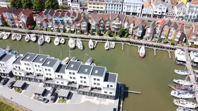 Blick auf einen Fluss in der Nähe der Ferienwohnung