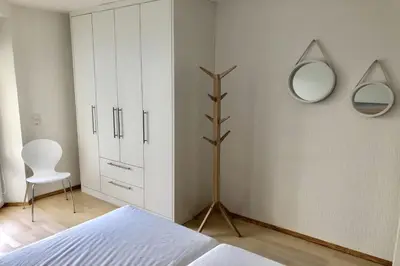 Ein Bett oder Betten in einem Zimmer der Unterkunft Kurpark-Residenz 224