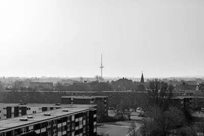 Ein allgemeiner Blick auf Döse oder ein Stadtblick von der Ferienwohnung aus