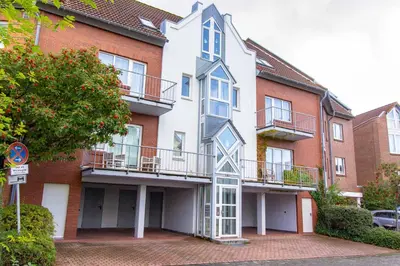 Das Gebäude in dem sich die Ferienwohnung befindet