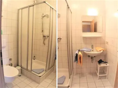 Ein Badezimmer in der Unterkunft Residenz Albatros Cuxhaven 2
