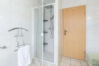 Ein Badezimmer in der Unterkunft Möwe1