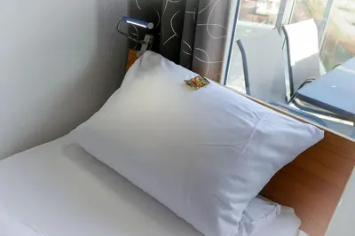 Ein Bett oder Betten in einem Zimmer der Unterkunft Haus Nordseebrandung NC61