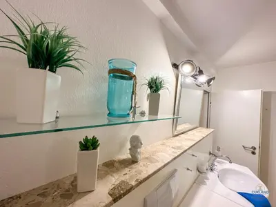 Ein Badezimmer in der Unterkunft Haus Nautic Döse Wohnung 214