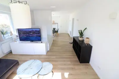 TV/Unterhaltungsangebot in der Unterkunft Meerhaus EG