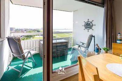 Ein Balkon oder eine Terrasse in der Unterkunft 