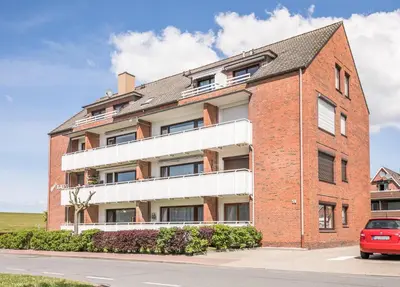 Das Gebäude in dem sich die Ferienwohnung befindet