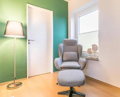 Ein Sitzbereich in der Unterkunft 