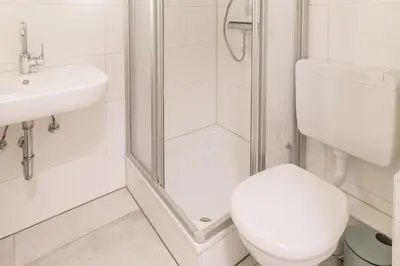 Ein Badezimmer in der Unterkunft 