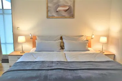 Ein Bett oder Betten in einem Zimmer der Unterkunft 