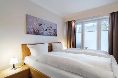 Ein Bett oder Betten in einem Zimmer der Unterkunft 