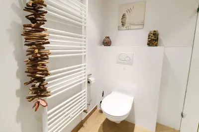 Ein Badezimmer in der Unterkunft 