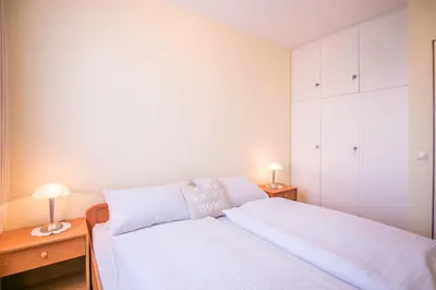 Ein Bett oder Betten in einem Zimmer der Unterkunft 