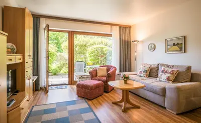 Ein Sitzbereich in der Unterkunft 